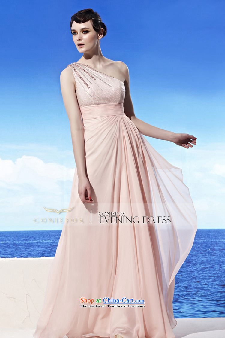 Creative Fox evening dress autumn and winter new Beveled Shoulder bows services shoulder diamond dress elegant long bridesmaid dress long skirt events including dress 56892 pink M picture, prices, brand platters! The elections are supplied in the national character of distribution, so action, buy now enjoy more preferential! As soon as possible.