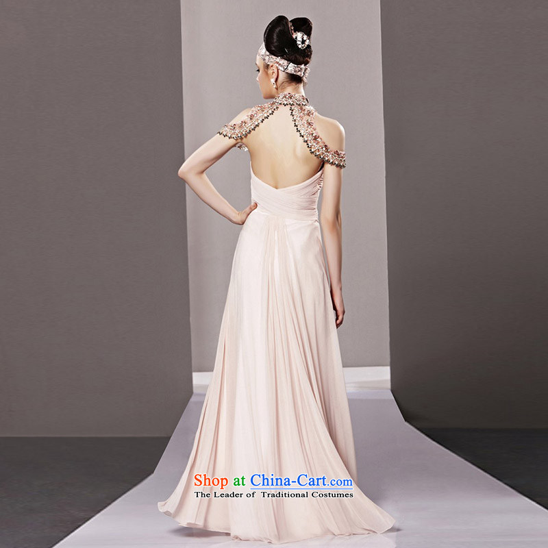 Creative Fox evening dresses pink ancient noble continental evening dresses long skirt annual meeting under the auspices of dress exhibition dress banquet hang also dress 81005 color picture (coniefox M creative Fox) , , , shopping on the Internet