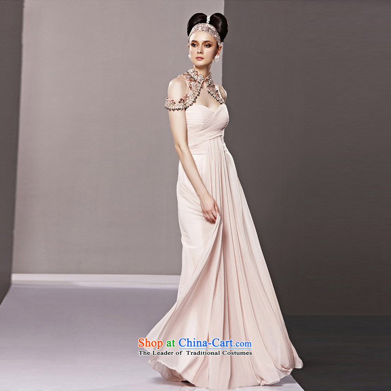 Creative Fox evening dresses pink ancient noble continental evening dresses long skirt annual meeting under the auspices of dress exhibition dress banquet hang also dress 81005 color picture (coniefox M creative Fox) , , , shopping on the Internet