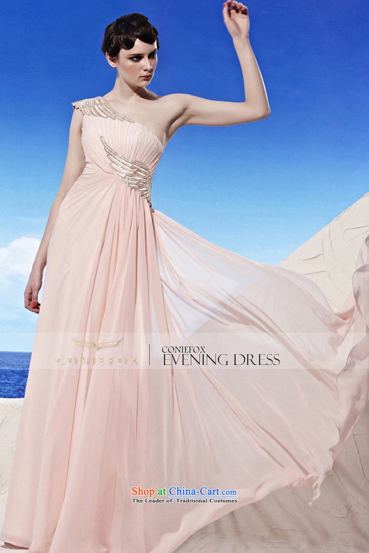 Creative Fox evening dresses shoulder Beveled Shoulder dress Korean pink long evening dresses bridal dresses bridesmaid elegant long skirt annual meeting presided over 56896 dress pink XL Photo, prices, brand platters! The elections are supplied in the national character of distribution, so action, buy now enjoy more preferential! As soon as possible.