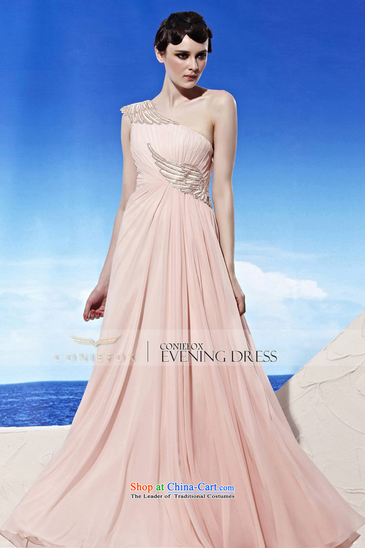 Creative Fox evening dresses shoulder Beveled Shoulder dress Korean pink long evening dresses bridal dresses bridesmaid elegant long skirt annual meeting presided over 56896 dress pink XL Photo, prices, brand platters! The elections are supplied in the national character of distribution, so action, buy now enjoy more preferential! As soon as possible.