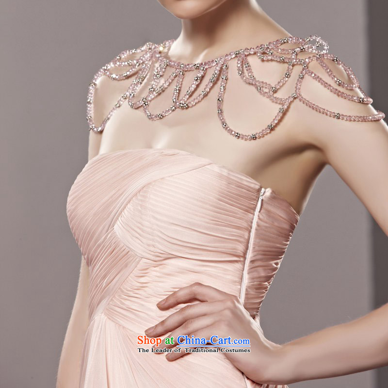 Creative Fox evening dress pink dress and Princess sweet chest Long Adult dress wedding dresses bridesmaid dress skirt 81150 color pictures under the auspices of dress , L, creative Fox (coniefox) , , , shopping on the Internet