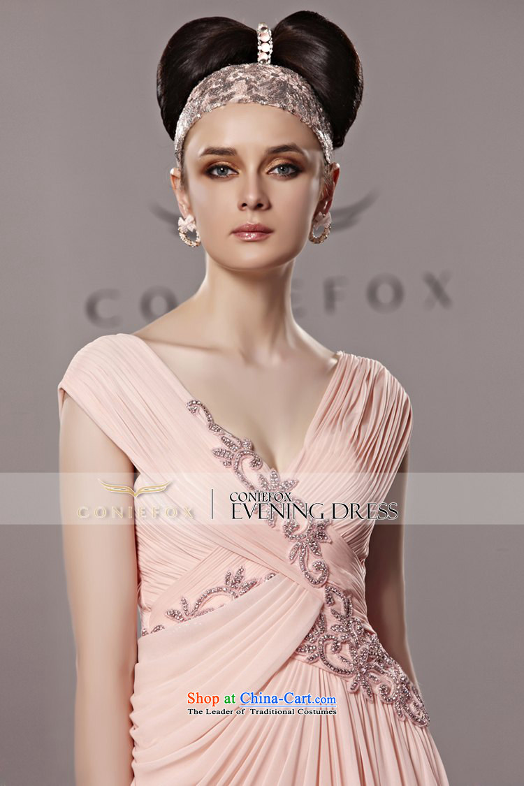 Creative Fox evening dresses long wedding lawn wedding dresses and sexy deep V banquet evening dresses and stylish evening drink services under the auspices of dress 81199 color pictures, XL Photo price, brand platters! The elections are supplied in the national character of distribution, so action, buy now enjoy more preferential! As soon as possible.