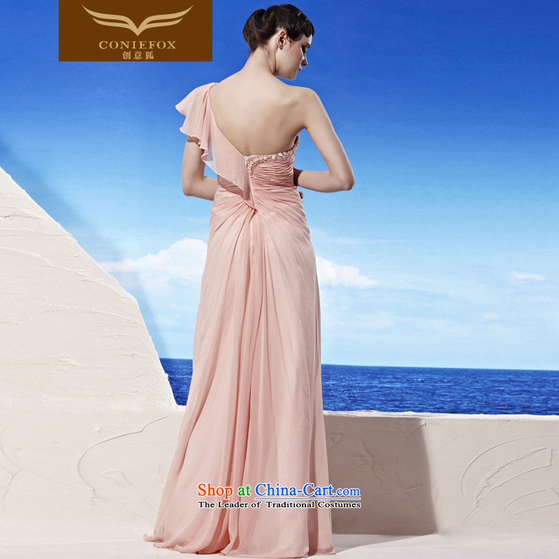 The kitsune evening dresses brides creative dress wiping the chest long evening dresses marriage bows services shoulder continental evening dress dresses 56909 pink , L, creative Fox (coniefox) , , , shopping on the Internet