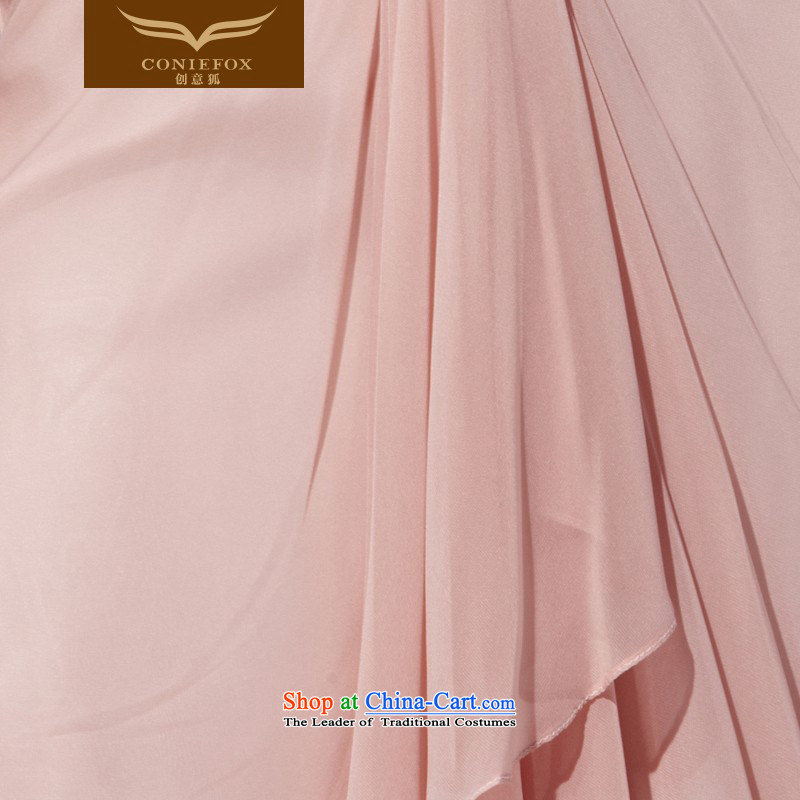 The kitsune evening dresses brides creative dress wiping the chest long evening dresses marriage bows services shoulder continental evening dress dresses 56909 pink , L, creative Fox (coniefox) , , , shopping on the Internet