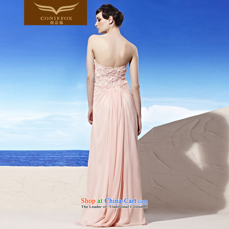 Creative Fox evening dresses Pink Lady Long Chest wedding dresses and banquet services evening drink bridal dresses hospitality services under the auspices of dress 56918 pink XL, creative Fox (coniefox) , , , shopping on the Internet