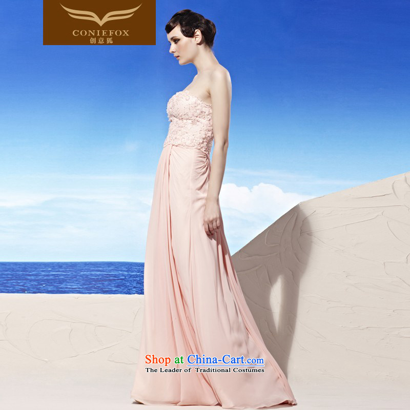 Creative Fox evening dresses Pink Lady Long Chest wedding dresses and banquet services evening drink bridal dresses hospitality services under the auspices of dress 56918 pink XL, creative Fox (coniefox) , , , shopping on the Internet