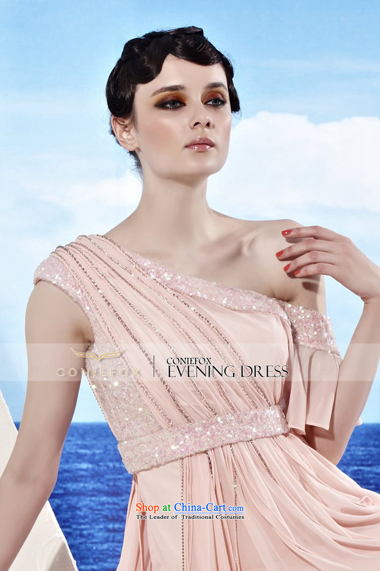 Creative Fox video thin dress Sau San european style banquet evening dress elegant shoulder auspices dress long skirt 56921 pink M picture, prices, brand platters! The elections are supplied in the national character of distribution, so action, buy now enjoy more preferential! As soon as possible.