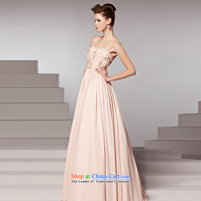 The kitsune dress creative new flower bride wedding dress pink dresses and chest elegant long bridesmaid dress to dress 81381 color picture XL, creative Fox (coniefox) , , , shopping on the Internet