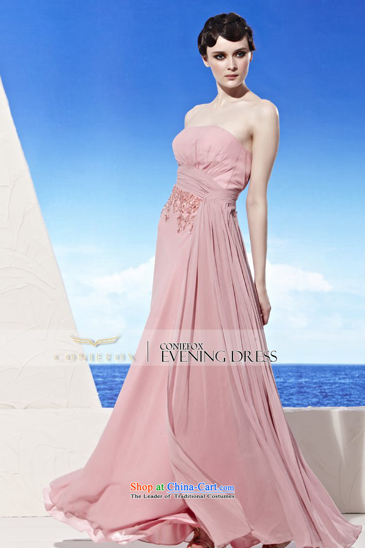 Creative Fox evening dresses pink tissue chest bride wedding dress elegant long bridesmaid dress banquet services under the auspices of the annual bows dress skirt 56926 pink XL Photo, prices, brand platters! The elections are supplied in the national character of distribution, so action, buy now enjoy more preferential! As soon as possible.