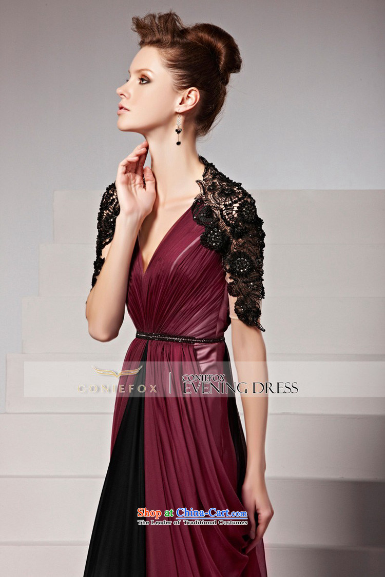 Creative Fox evening dress autumn and winter new deep V dress banquet style long to dress evening dress suit under the auspices of the annual dress long skirt 81385 picture color M brand, prices, picture platters! The elections are supplied in the national character of distribution, so action, buy now enjoy more preferential! As soon as possible.