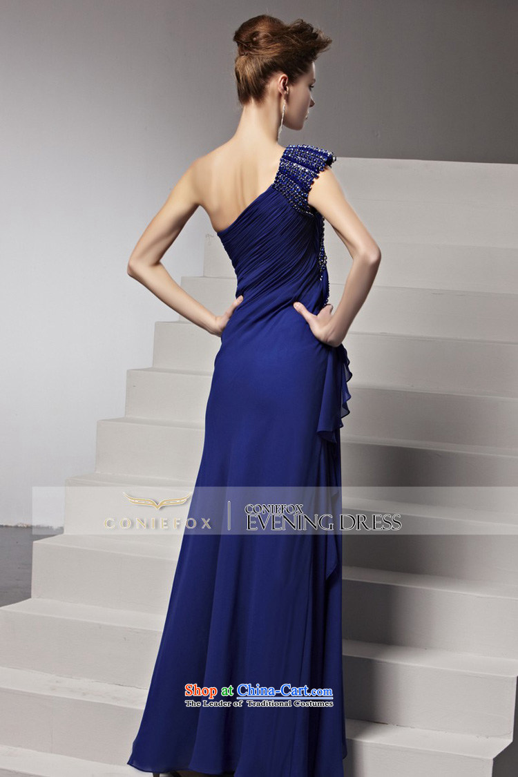 Creative Fox evening dresses new evening dress and stylish blue shoulder evening dresses and bridesmaid dress banquet bows services moderator dress 81392 color pictures picture, prices, XL brand platters! The elections are supplied in the national character of distribution, so action, buy now enjoy more preferential! As soon as possible.