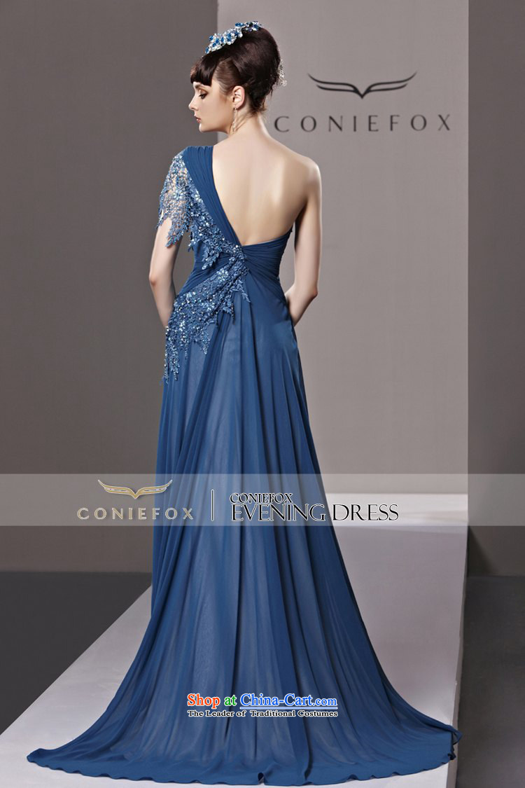 The kitsune elegant evening dress creative long blue shoulder dress bride continental evening dress evening dress marriage banquet bows to the moderator dress 81293 color pictures picture, prices, S brand platters! The elections are supplied in the national character of distribution, so action, buy now enjoy more preferential! As soon as possible.