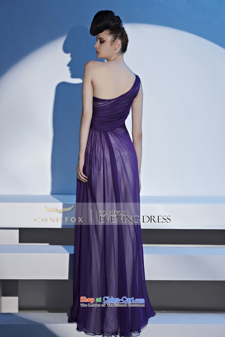 Creative Fox evening dresses and sexy shoulder purple banquet evening dresses bride evening drink served long will preside over long skirt 81306 dress Sau San picture color S picture, prices, brand platters! The elections are supplied in the national character of distribution, so action, buy now enjoy more preferential! As soon as possible.