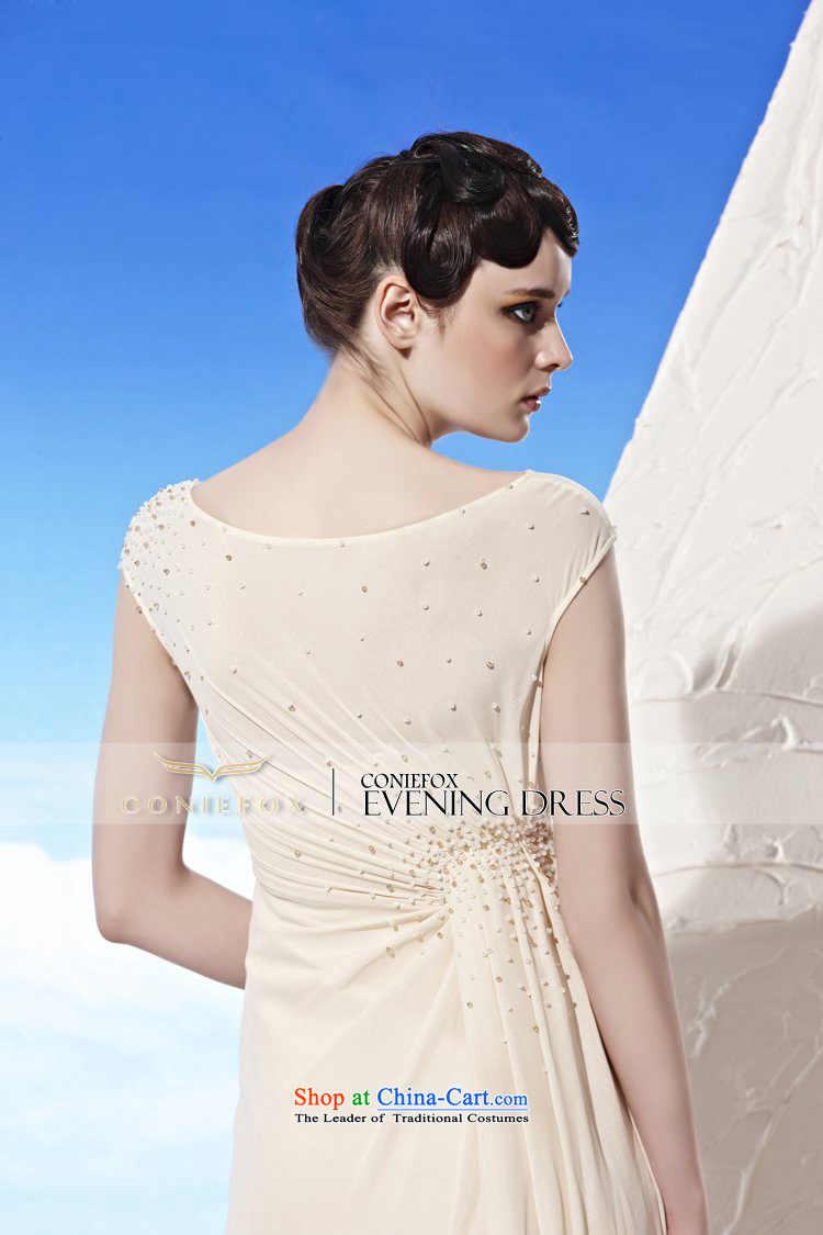 The kitsune dress creative new champagne color elegant evening dress video banquet slender, dresses show welcome dress bridesmaid dress photo color S pictures 56950, prices, brand platters! The elections are supplied in the national character of distribution, so action, buy now enjoy more preferential! As soon as possible.