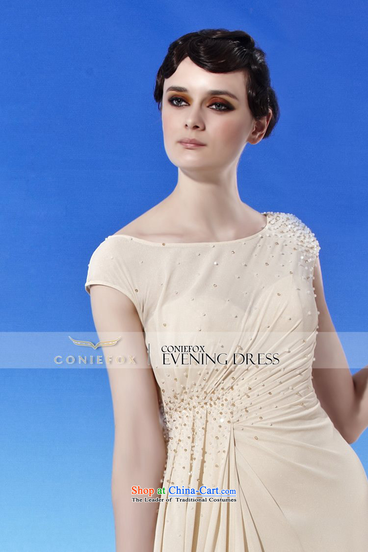 The kitsune dress creative new champagne color elegant evening dress video banquet slender, dresses show welcome dress bridesmaid dress photo color S pictures 56950, prices, brand platters! The elections are supplied in the national character of distribution, so action, buy now enjoy more preferential! As soon as possible.