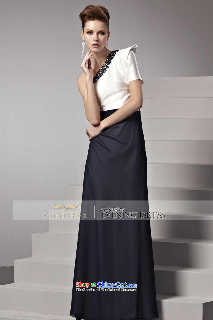 Creative Fox evening dress autumn and winter new elegant and dress shoulder long evening dress evening dress long skirt banquet moderator dress 81539 color pictures, XL Photo price, brand platters! The elections are supplied in the national character of distribution, so action, buy now enjoy more preferential! As soon as possible.
