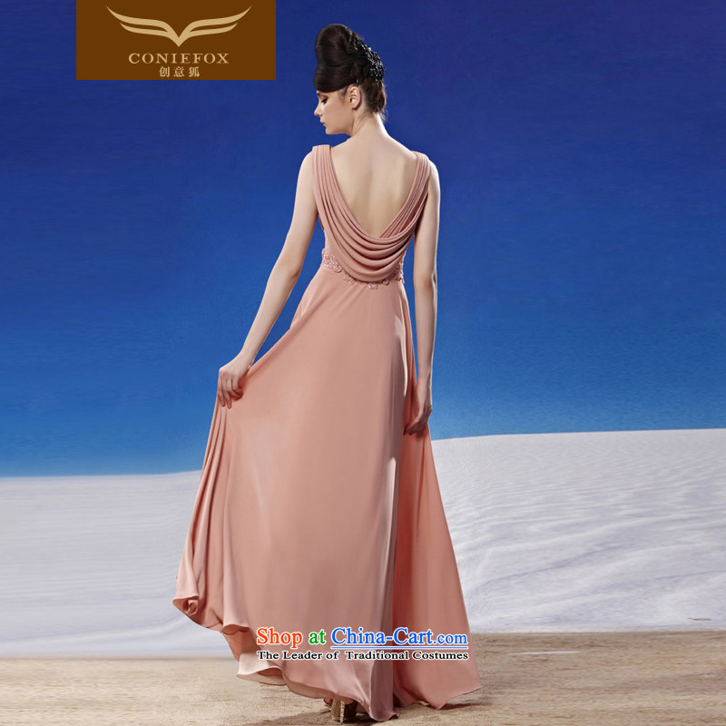 Creative Fox evening dresses minimalist style graphics thin evening dresses long skirt to align the bride will dress with a banquet hosted long gown long skirt 81312 color picture M creative Fox (coniefox) , , , shopping on the Internet