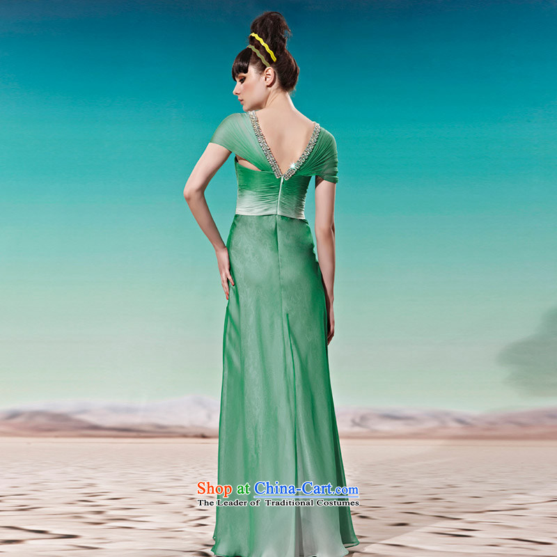 Creative Fox evening dress elegant banquet long skirt bride bows service dress theatrical services under the auspices of Dress Photography Art Photography dress  56959  XXL, green creative Fox (coniefox) , , , shopping on the Internet