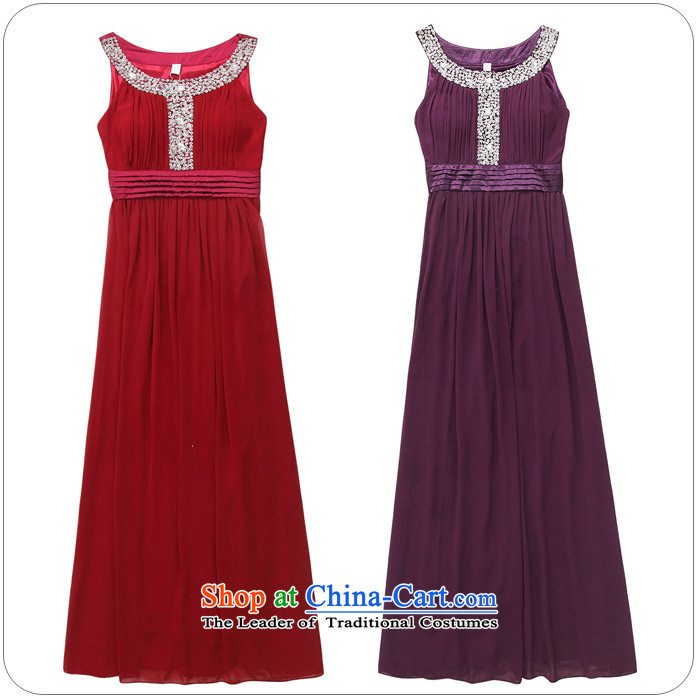 Maximum number of ladies Jk2.yy manually staple off-chip beads chiffon long skirt wedding dress bows services evening dresses long female purple XL recommendations about 135 pictures, prices, brand platters! The elections are supplied in the national character of distribution, so action, buy now enjoy more preferential! As soon as possible.