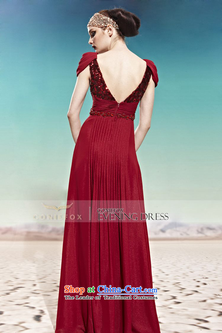 Creative wedding dress fox large red packets shoulder higher waist video thin bride evening dresses banquet evening dresses dresses long on-chip color photo of 56,999 dress S picture, prices, brand platters! The elections are supplied in the national character of distribution, so action, buy now enjoy more preferential! As soon as possible.