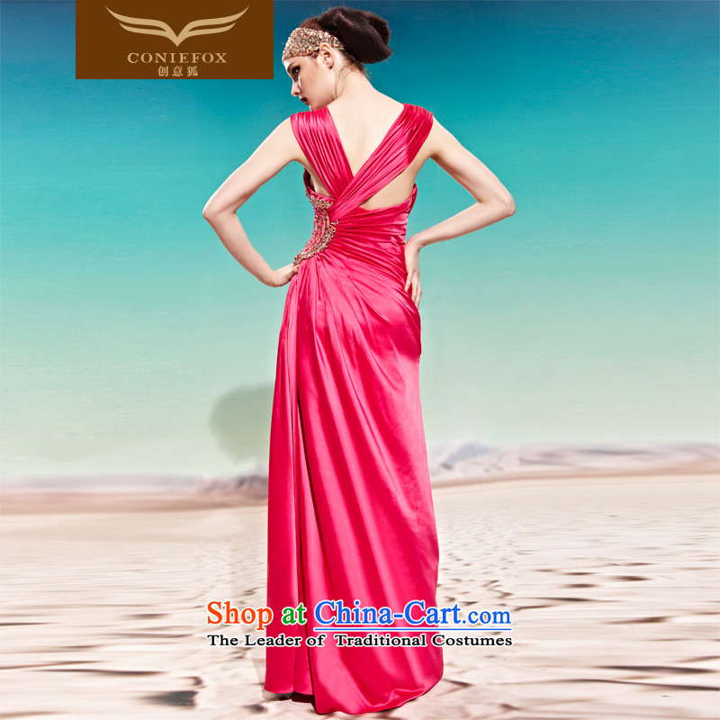 The kitsune evening dresses brides creative evening dress evening dress photo building themes will stage a drink service annual service moderator dress long skirt 58009 picture color XL, creative Fox (coniefox) , , , shopping on the Internet