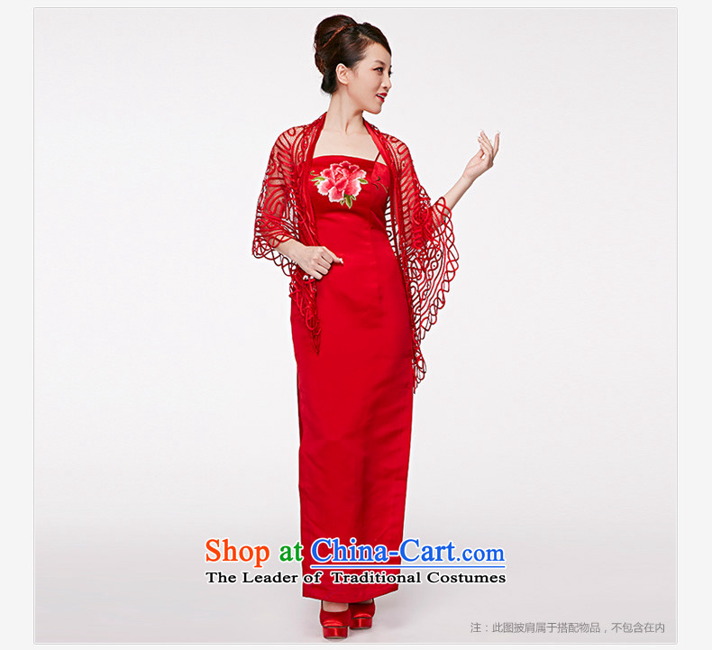 True 2015 : New Long wedding dress embroidery bride long skirt Female  50769 05 light red M picture, prices, brand platters! The elections are supplied in the national character of distribution, so action, buy now enjoy more preferential! As soon as possible.
