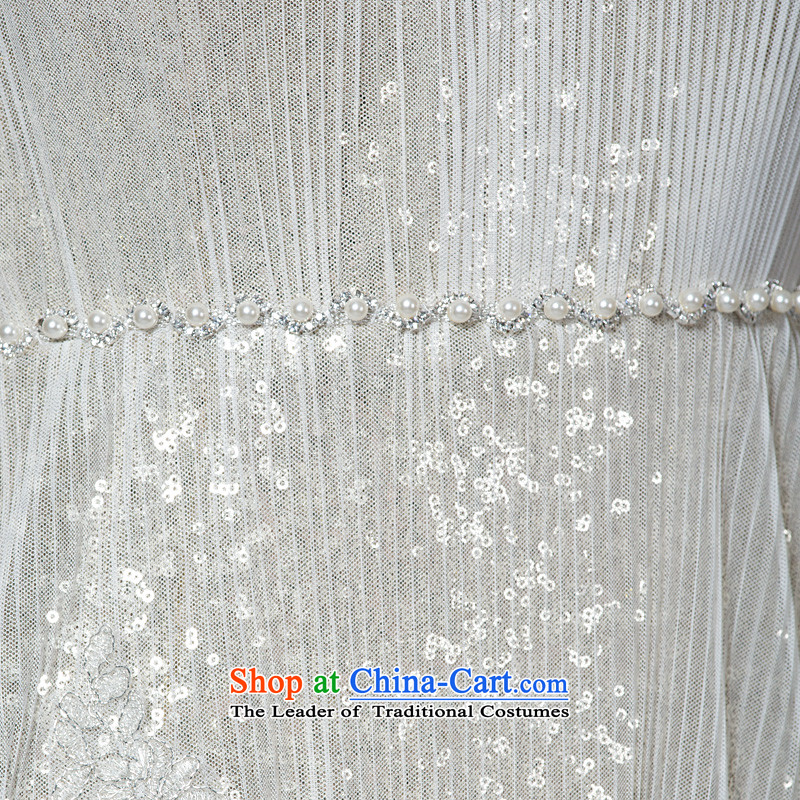 A lifetime of wedding dresses 2015 new engraving lace package shoulder evening dresses Silver Silver 155/82A 30240909 30 days of pre-sale, a Lifetime yarn , , , shopping on the Internet