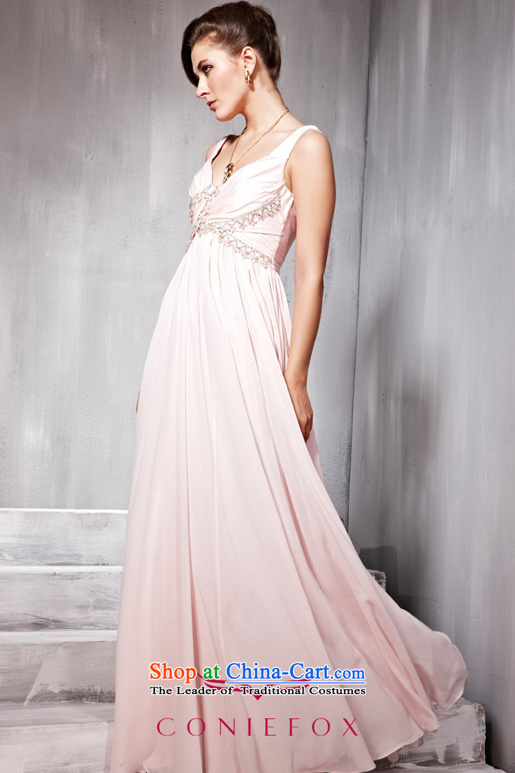Creative Fox evening dresses pink shoulders dress skirt long bridesmaid to Sau San dress dresses evening dress toasting champagne banquet hosted services dress 56836 S pictures, price pink, brand platters! The elections are supplied in the national character of distribution, so action, buy now enjoy more preferential! As soon as possible.