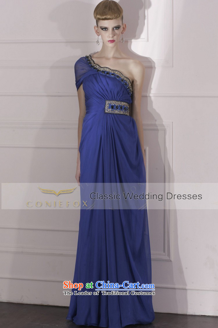 Creative Fox evening dress blue Foutune of evening dresses bows dress annual meeting under the auspices of noble evening dress long skirt 80966 Deep Blue S picture, prices, brand platters! The elections are supplied in the national character of distribution, so action, buy now enjoy more preferential! As soon as possible.