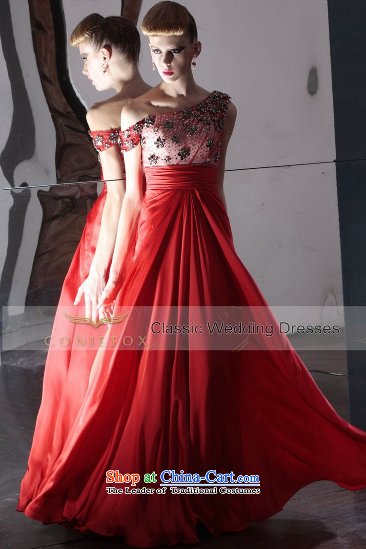 Creative Fox evening dresses red bride wedding dress irrepressible wedding photography dress bows service banquet evening dress will preside over 80986 Red S picture, prices, brand platters! The elections are supplied in the national character of distribution, so action, buy now enjoy more preferential! As soon as possible.