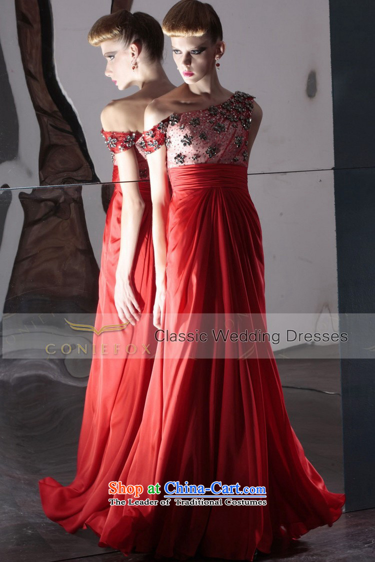 Creative Fox evening dresses red bride wedding dress irrepressible wedding photography dress bows service banquet evening dress will preside over 80986 Red S picture, prices, brand platters! The elections are supplied in the national character of distribution, so action, buy now enjoy more preferential! As soon as possible.