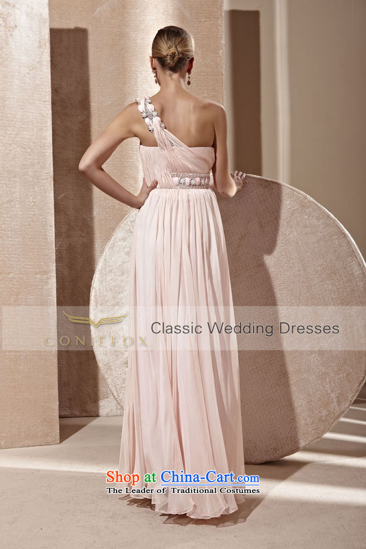 The kitsune elegant evening dress creative long single shoulder bridesmaid dress bride wedding dress banquet evening dresses bows services under the auspices of the annual session of 80981 dress pink XL Photo, prices, brand platters! The elections are supplied in the national character of distribution, so action, buy now enjoy more preferential! As soon as possible.