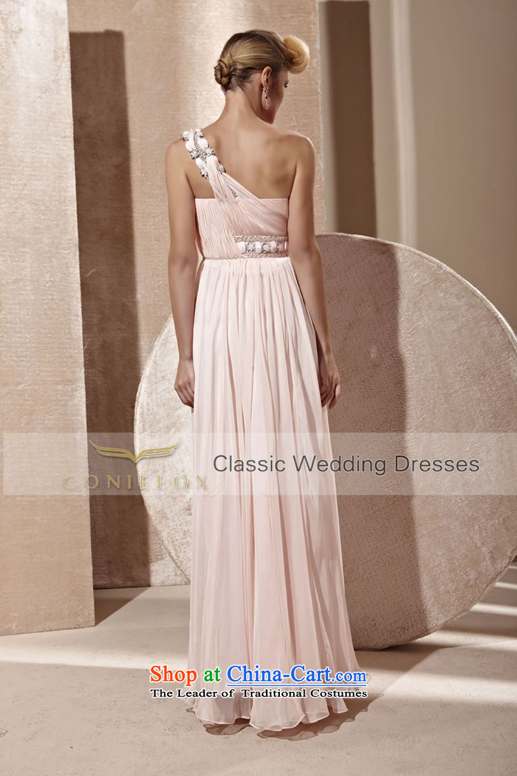 The kitsune elegant evening dress creative long single shoulder bridesmaid dress bride wedding dress banquet evening dresses bows services under the auspices of the annual session of 80981 dress pink XL Photo, prices, brand platters! The elections are supplied in the national character of distribution, so action, buy now enjoy more preferential! As soon as possible.