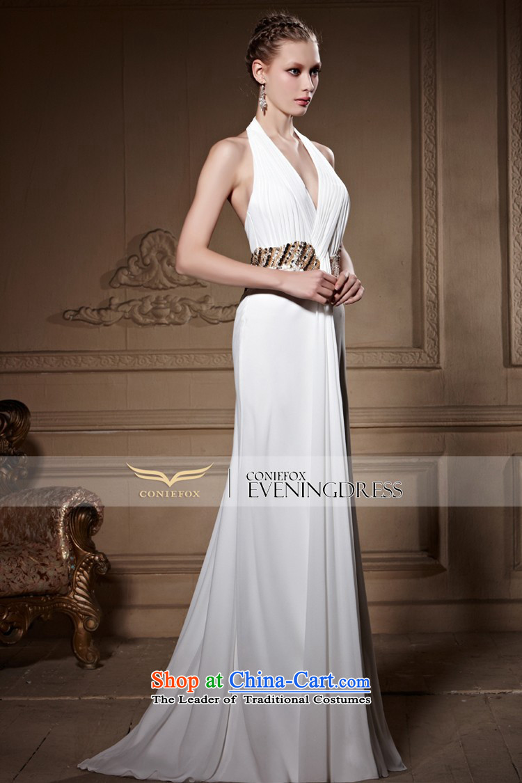 The kitsune high-end Custom Creative evening dress elegant long sexy white wall also dress wedding dress female annual dress dresses 81668 color picture pictures, prices, S brand platters! The elections are supplied in the national character of distribution, so action, buy now enjoy more preferential! As soon as possible.