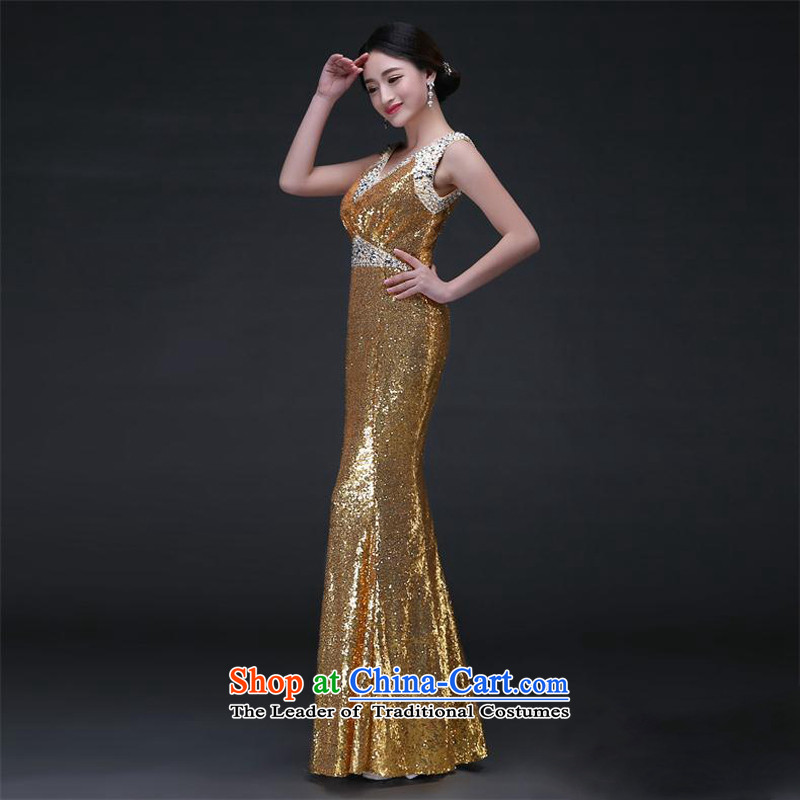 7 Color 7 tone Korean New long thin film on the video   dress bride bows services under the auspices of the annual sexy crowsfoot long evening dresses L021 meat pink tailored (does not allow) 7 7 Color Tone , , , shopping on the Internet