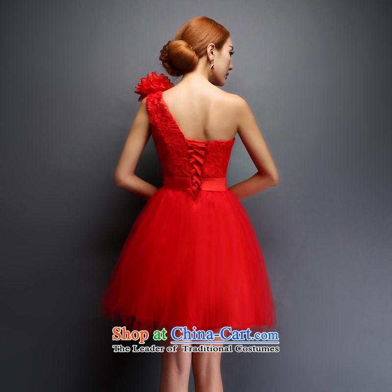 Love of the overcharged by 2015 new marriage bows wedding dress wedding evening dress short, single women shoulder accessories package XXXL, love of the overcharged shopping on the Internet has been pressed.