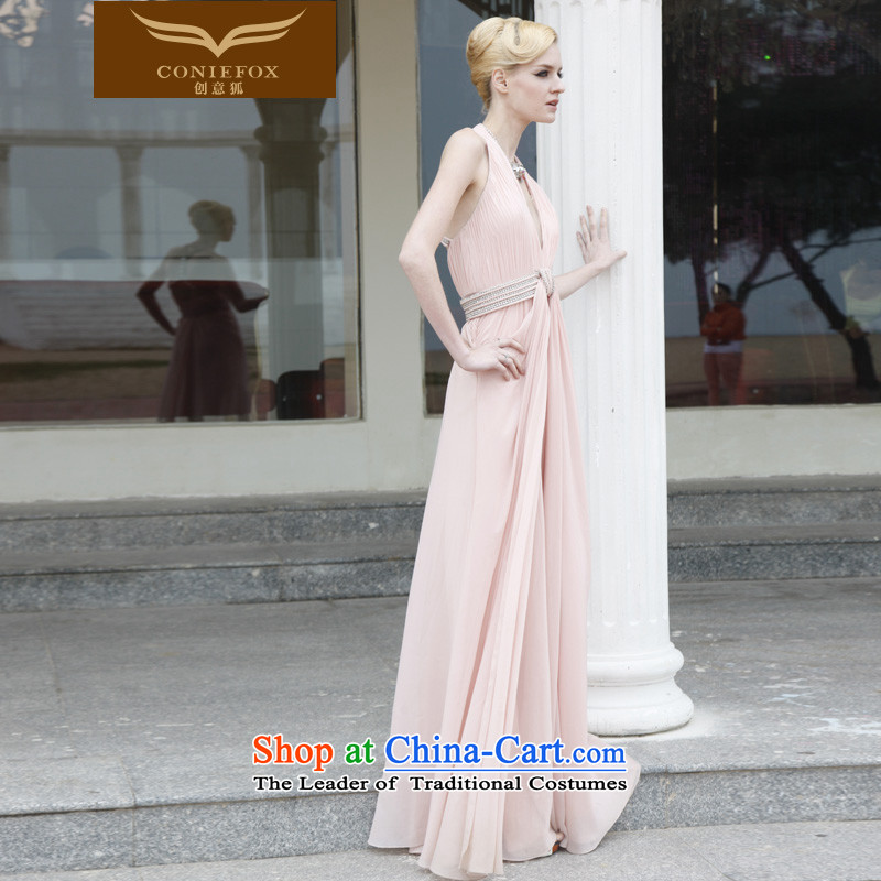 The kitsune evening dresses brides Creative wedding dress long pink bridesmaid services annual meeting of persons chairing the Female dress skirt bows dress uniform dresses 80832 pink XXL, creative Fox (coniefox) , , , shopping on the Internet