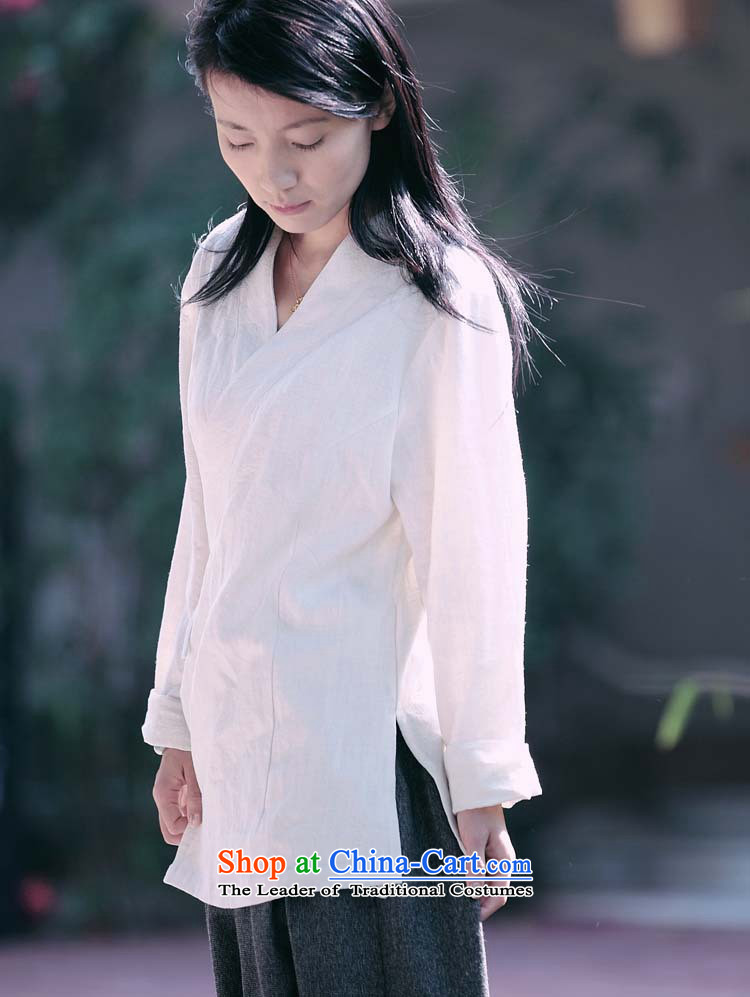 --- a pure water inlet international brands fabrics and elegant ladies YD081-189 Han-WhiteXL