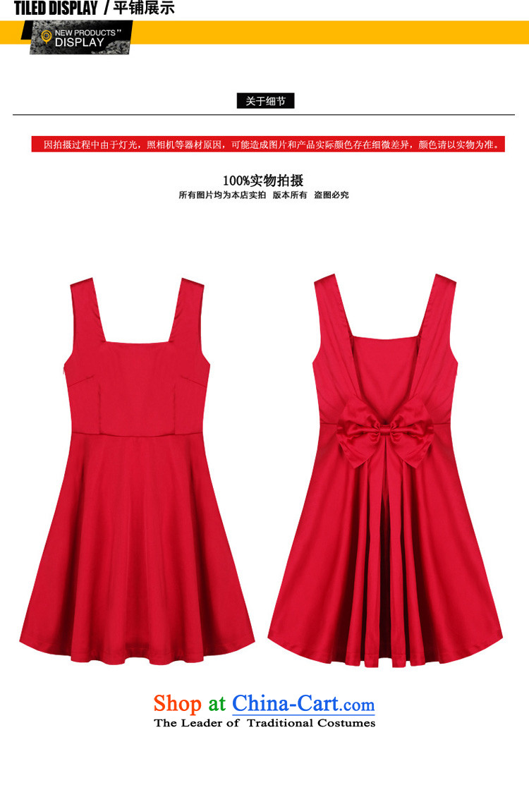 Yi Ge lire large red sexy back banquet will stretch dress on silk and cotton bride bows evening dress skirt red 6,765 families exited S picture, prices, brand platters! The elections are supplied in the national character of distribution, so action, buy now enjoy more preferential! As soon as possible.