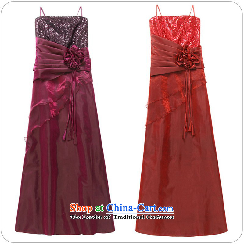 C.o.d. Package Mail Plus hypertrophy code western bare shoulders evening dress Sau San chairpersons on-chip performance female frockcoat annual dresses slips purple XL approximately 125-145, land is of Yi , , , shopping on the Internet
