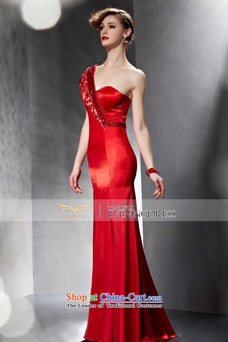 Creative Fox evening dresses 2015 new red bride wedding dress banquet bows dress long to Sau San shoulder evening dress photo color S picture the highest with 30,625 patients followed, prices, brand platters! The elections are supplied in the national character of distribution, so action, buy now enjoy more preferential! As soon as possible.