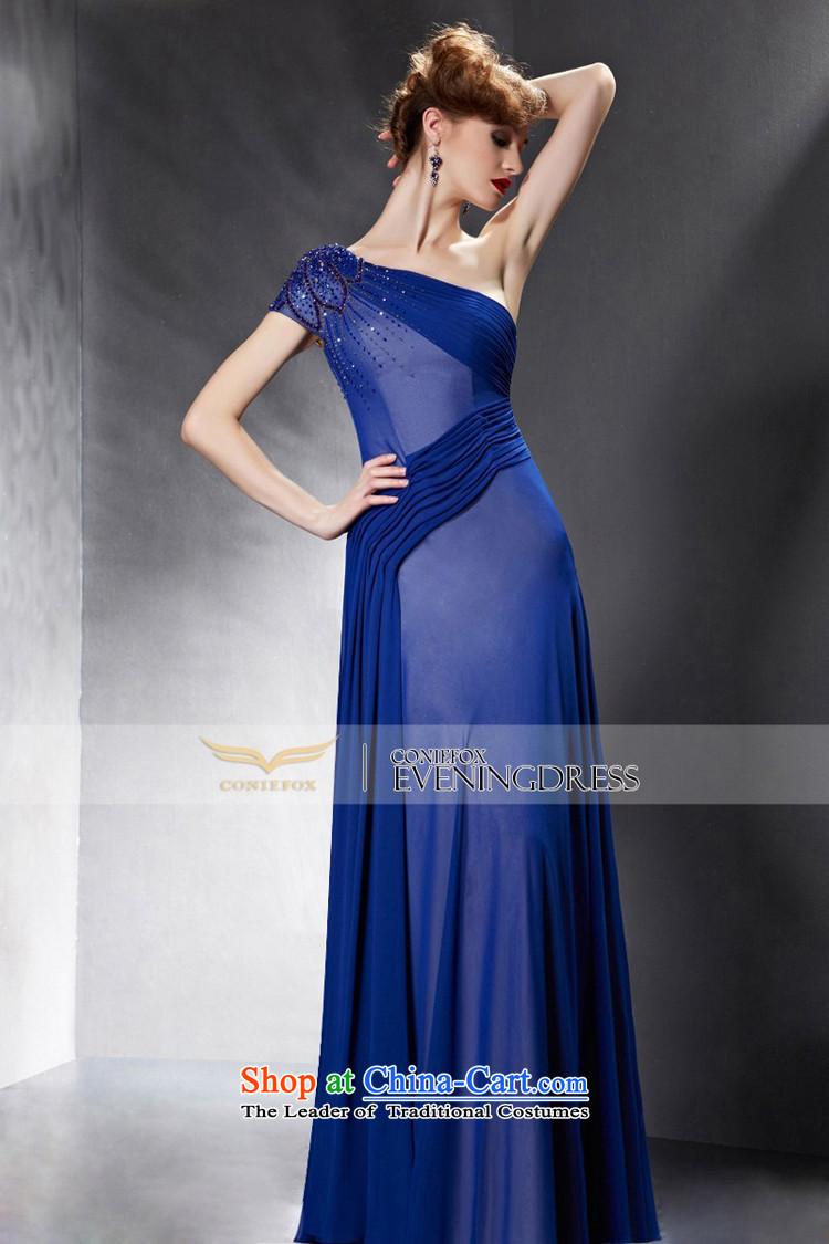 Creative Fox evening dresses 2015 new graphics thin blue dress bride wedding dress long single shoulder evening drink service under the auspices of dress 30639 picture color pictures, prices, XXL brand platters! The elections are supplied in the national character of distribution, so action, buy now enjoy more preferential! As soon as possible.