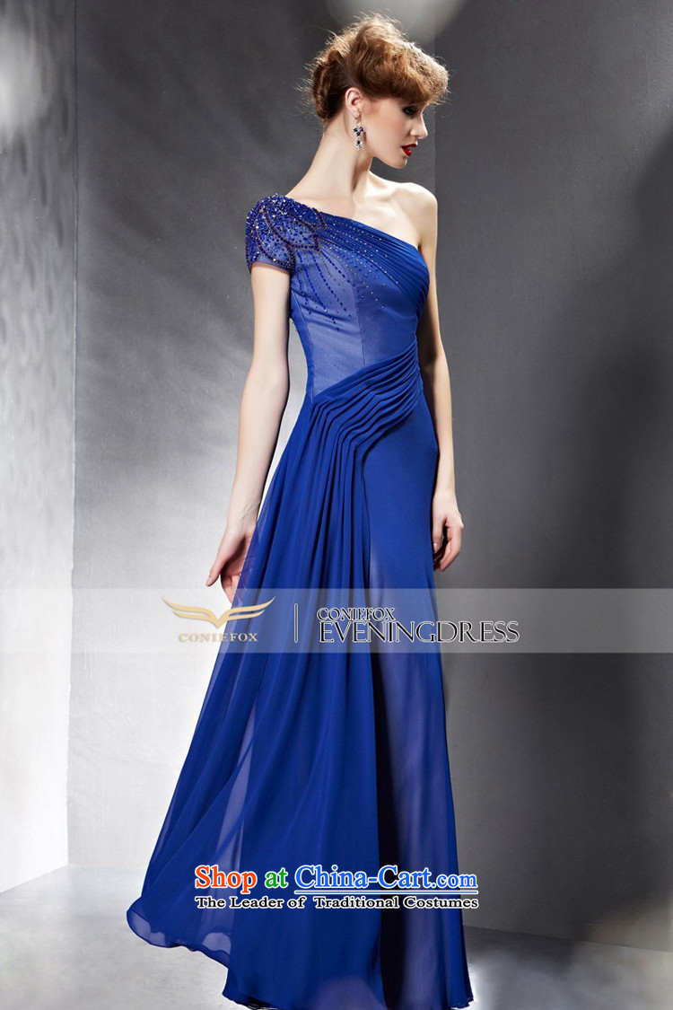 Creative Fox evening dresses 2015 new graphics thin blue dress bride wedding dress long single shoulder evening drink service under the auspices of dress 30639 picture color pictures, prices, XXL brand platters! The elections are supplied in the national character of distribution, so action, buy now enjoy more preferential! As soon as possible.