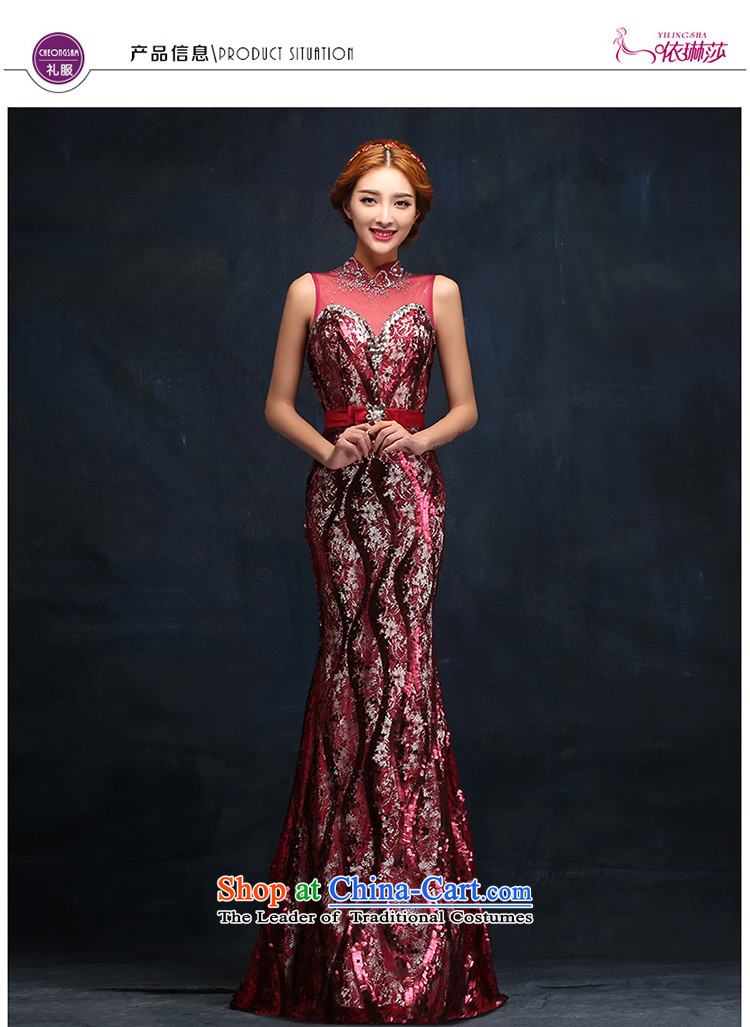 2015 New Sau San video thin crowsfoot evening dresses wine red bride wedding dress bows serving long tailored consulting customer service picture, prices, brand platters! The elections are supplied in the national character of distribution, so action, buy now enjoy more preferential! As soon as possible.
