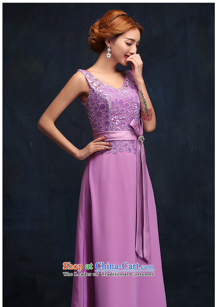 Bridesmaid dress long 2015 new Korean zipper purple bridesmaid to mission service dress bride bows S picture, prices, brand platters! The elections are supplied in the national character of distribution, so action, buy now enjoy more preferential! As soon as possible.