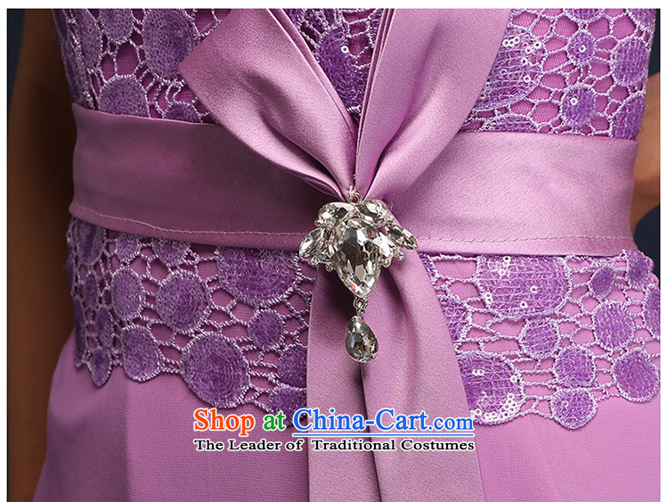 Bridesmaid dress long 2015 new Korean zipper purple bridesmaid to mission service dress bride bows S picture, prices, brand platters! The elections are supplied in the national character of distribution, so action, buy now enjoy more preferential! As soon as possible.