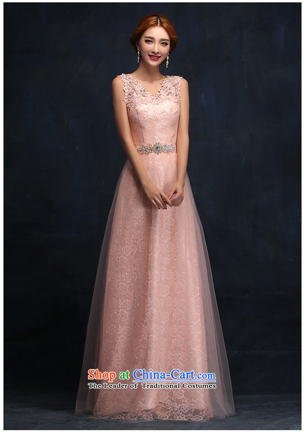 According to Lin Sa 2015 new stylish marriages bows service long shoulders lace pink bridesmaid dress M pictures under the auspices of, prices, brand platters! The elections are supplied in the national character of distribution, so action, buy now enjoy more preferential! As soon as possible.
