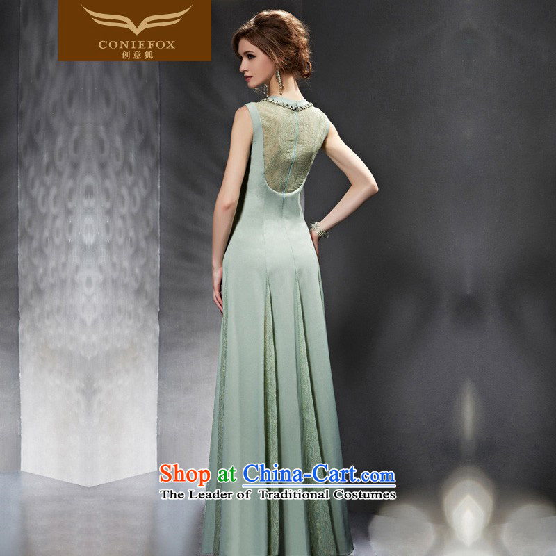 Creative Fox evening dresses 2015 new elegant long Sau San evening dress bows services under the auspices of the annual dress banquet dress dresses were 306.62 M, creative fox color picture (coniefox) , , , shopping on the Internet