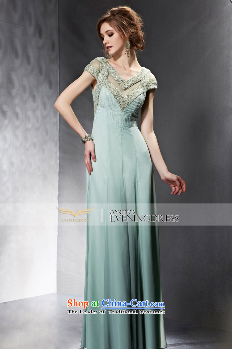 Creative Fox evening dresses Summer 2015 new products long service banquet bows V-Neck evening dresses Sau San will preside over long skirt 30663 Female green XXL picture, prices, brand platters! The elections are supplied in the national character of distribution, so action, buy now enjoy more preferential! As soon as possible.